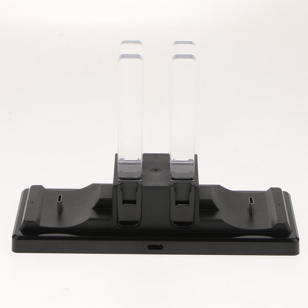 Controller Charger For Nintendo Switch, Charging Dock Stand Station For Joy-con And Pro Controller With Charging Indicator And Type C Charging Cable