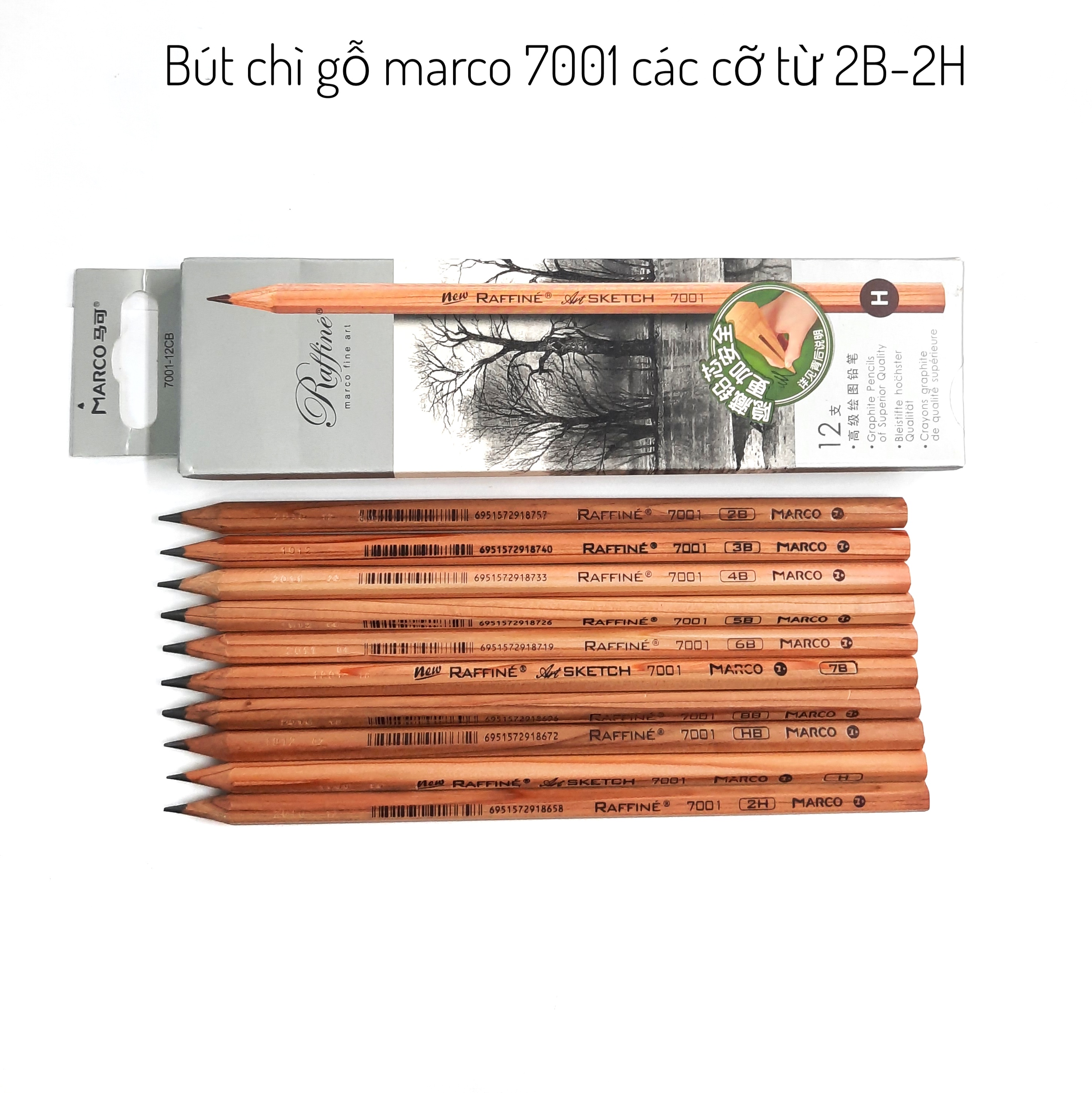 Bút chì gỗ marco 7001