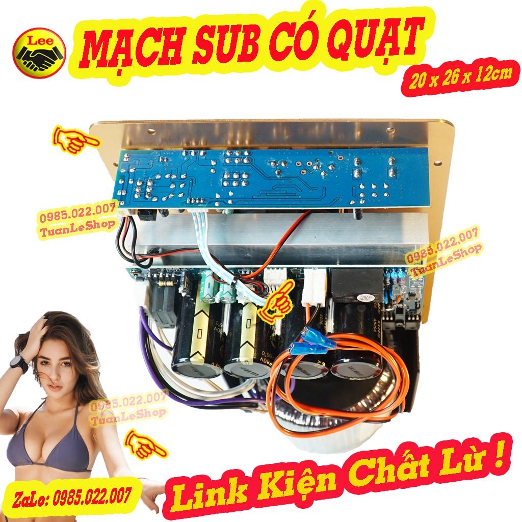 MẠCH SIÊU TRẦM CÔNG SUẤT LỚN, MẠCH SUB 4 SÒ NGUỒN ĐỒNG XUYẾN KÍCH THƯỚC 20x26cm – MẠCH SUP BASS 30, BASS 40