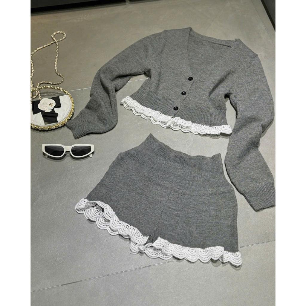 Set len viền bèo baby - HGZ BY JOLIE