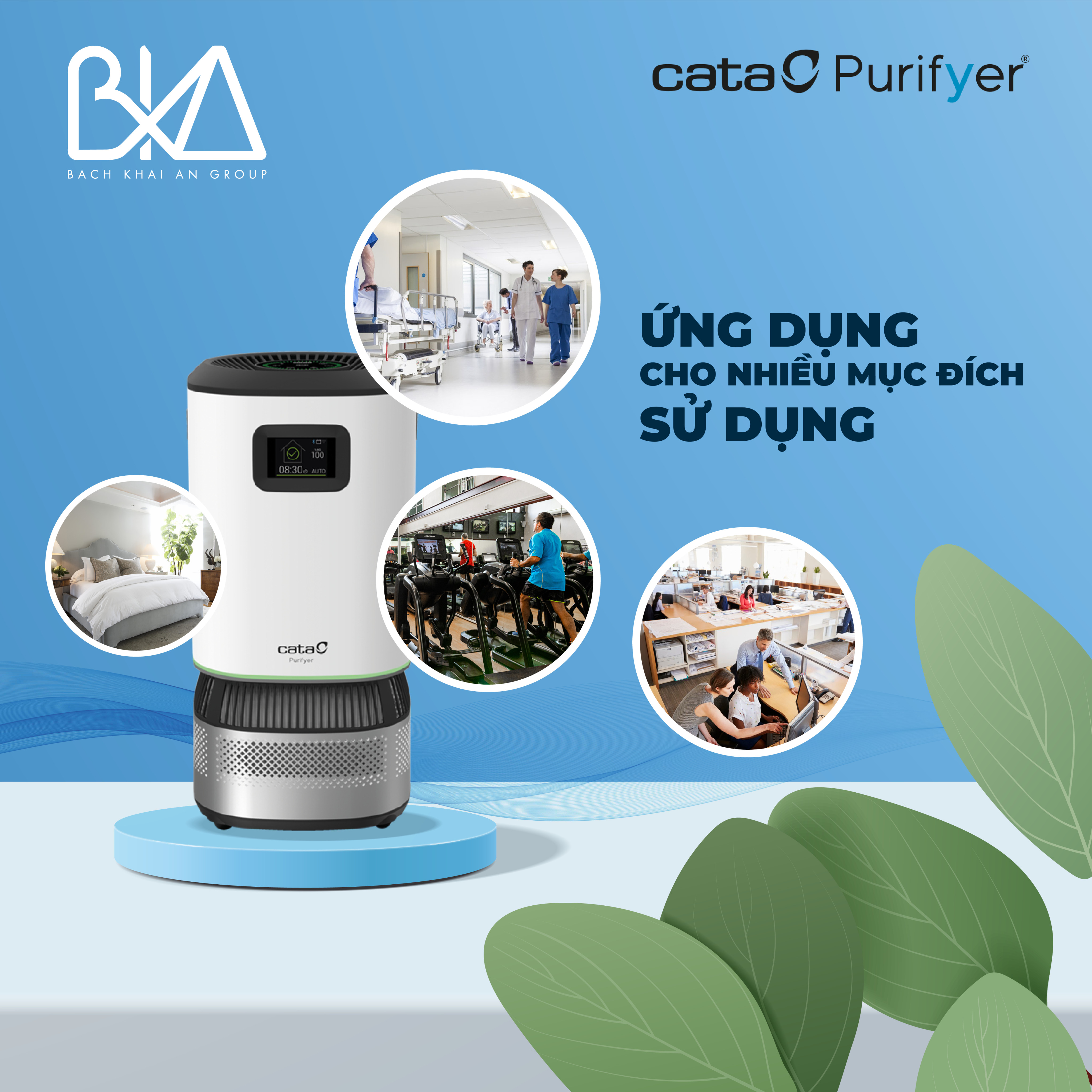 Máy Lọc Không Khí Cata Purifyer - Home Pro (Hàng Chính Hãng)