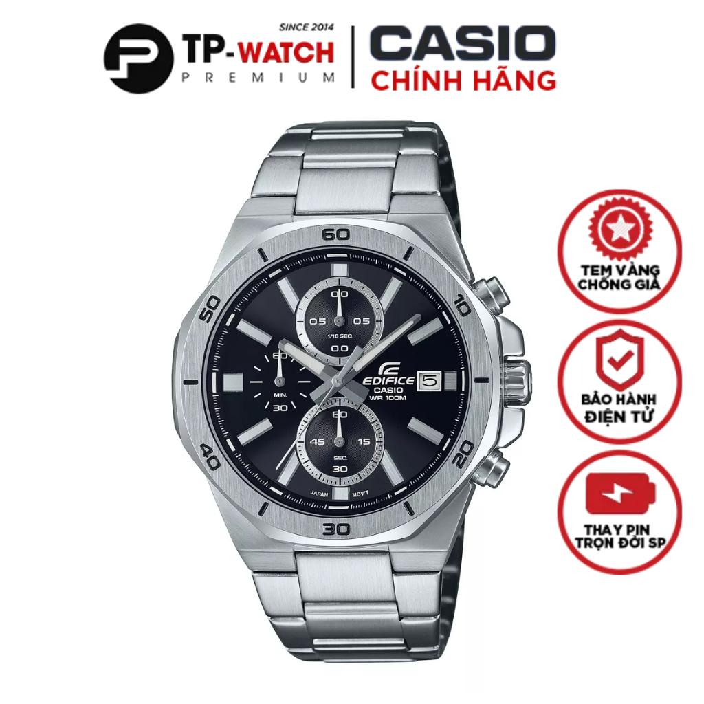 Đồng Hồ Nam Dây Thép Casio Edifice EFV-640D-1A Chính Hãng | EFV-640D-1AVUDF