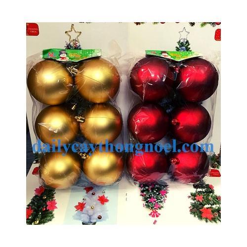 Quả châu mờ trang trí cây thông noel - Phụ kiện trang trí noel