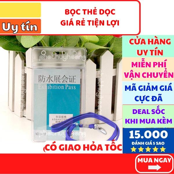 Dây đeo và bọc đựng thẻ dọc cho học sinh, sinh viên, văn phòng tiện lợi gọn gàng