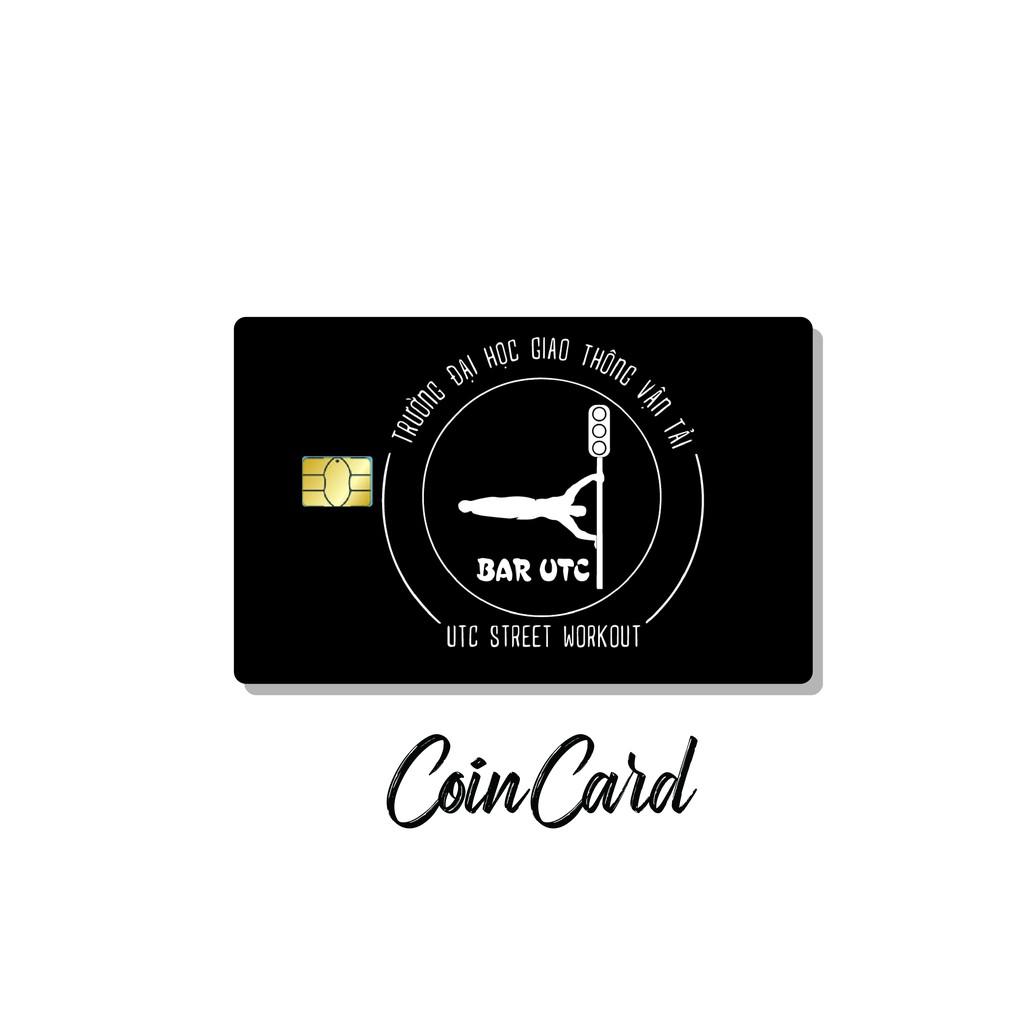 TREET WORKOUT UTC Miếng dán Thẻ ATM , Thẻ Ghi nợ, Tín dụng