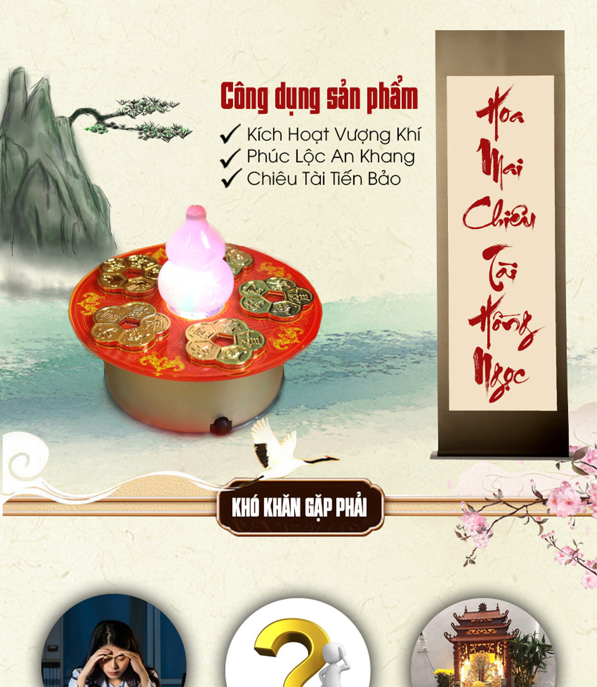 Hoa Mai Chiêu Tài Hồng Ngọc