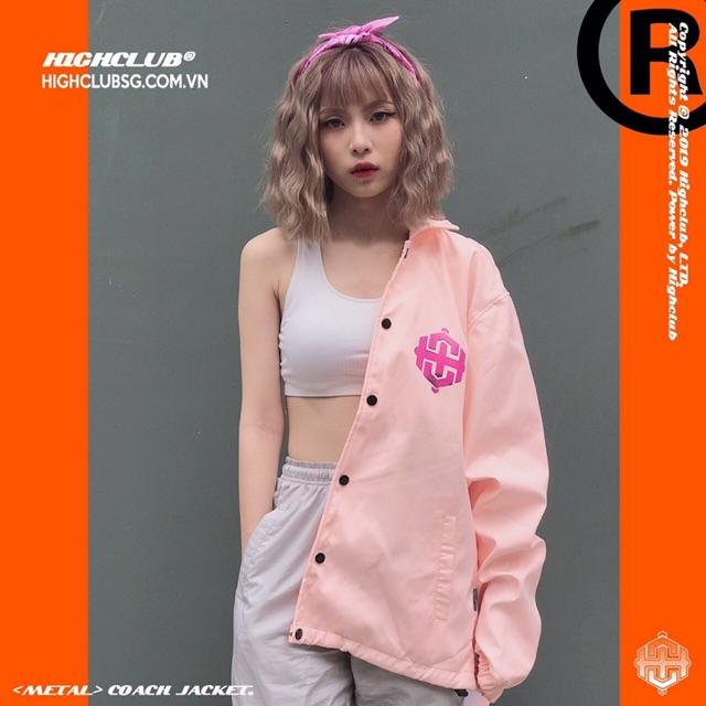 Áo khoác dù nam nữ in kí hiệu