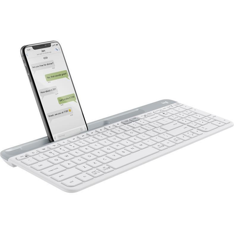 Bàn phím Logitech K580 Slim Multi device - Kết nối đa thiết bị, bluetooth, USB Unifying - Hàng chính hãng