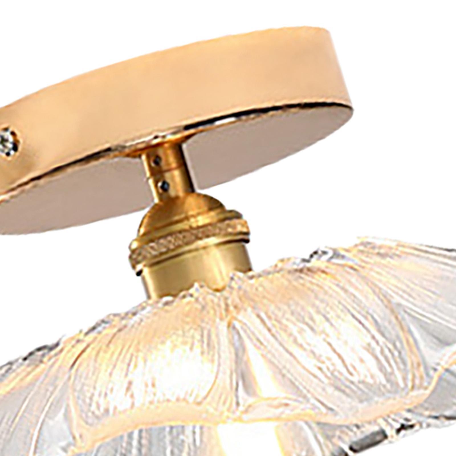 LED Ceiling Lights Chandelier Lamp Minimalist Round Fixtures Light Glass