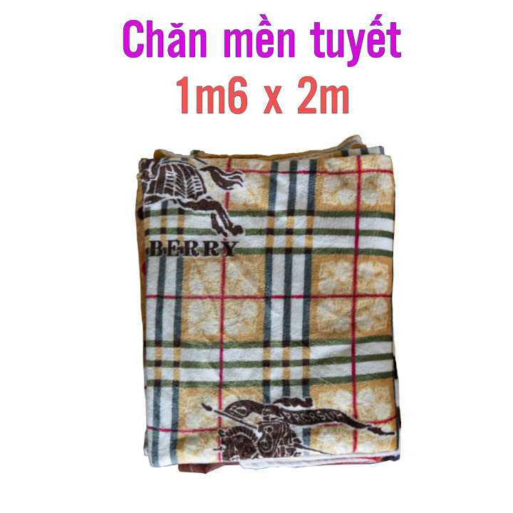 Chăn mền tuyết mịn 1m6 x 2m