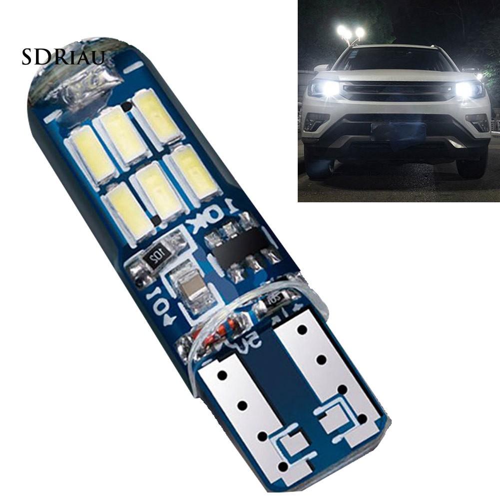 Đèn biển số bóng LED bằng silicon chống thấm nước T10 W5W cho ô tô