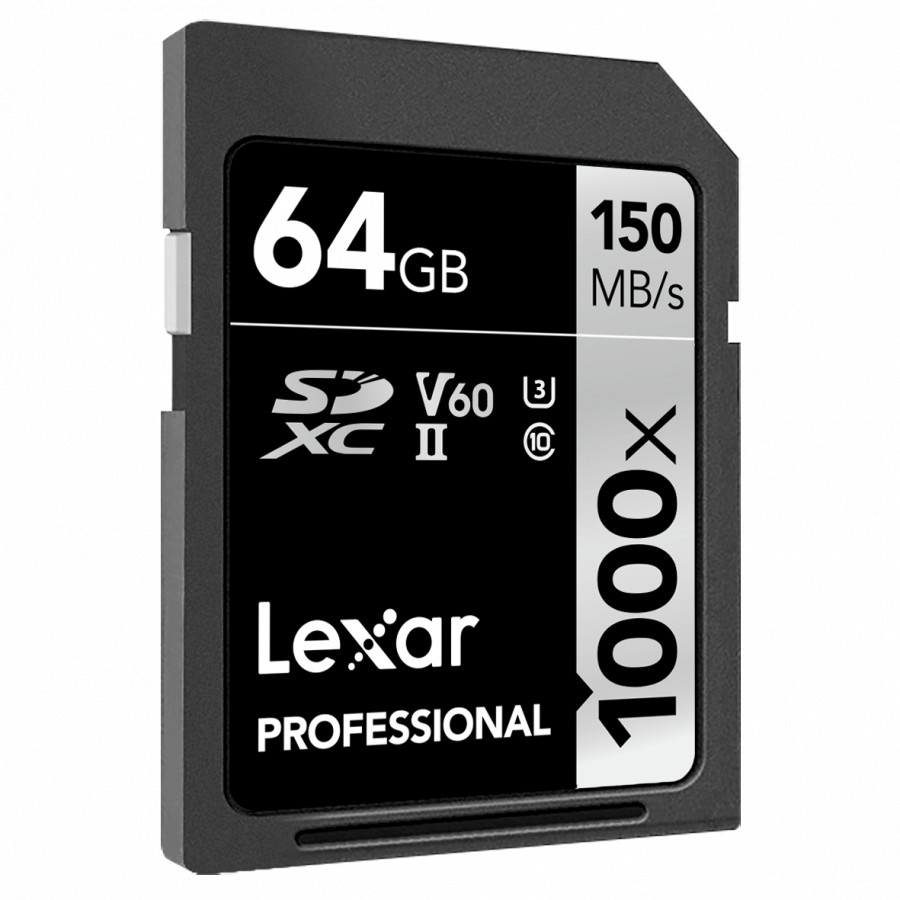 Thẻ Nhớ Lexar SDXC Lexar Professional 1000X 64GB UHS-II 150MB/s - Hàng Chính Hãng