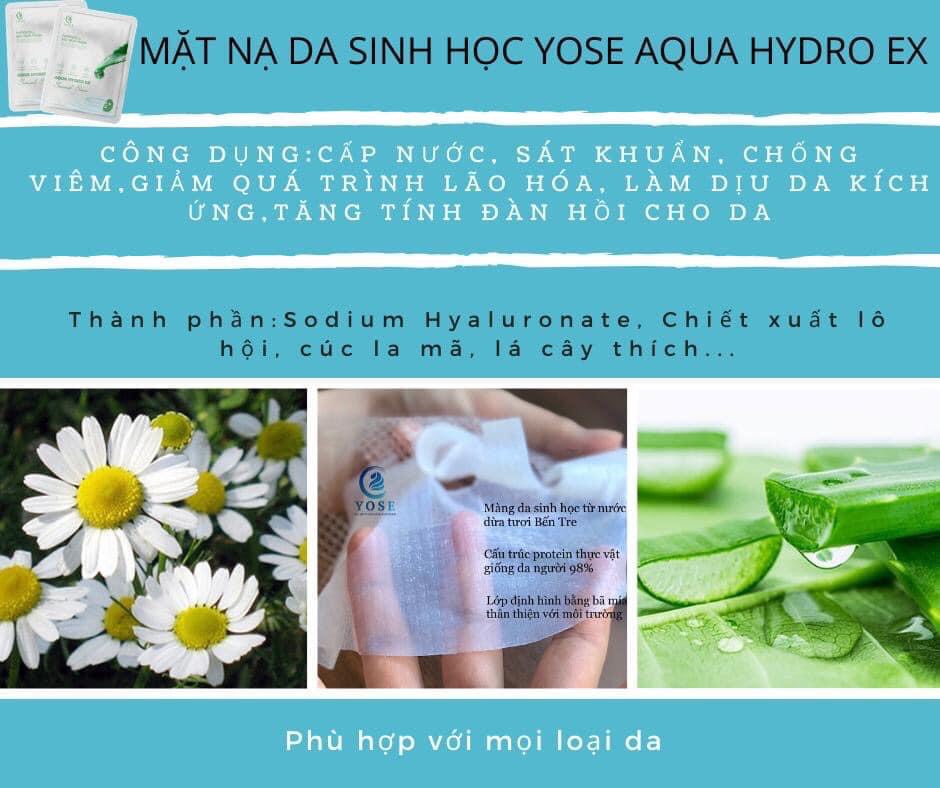 Mặt Nạ Sinh Học YOSE Aqua Hydro Ex - cấp ẩm chuyên sâu