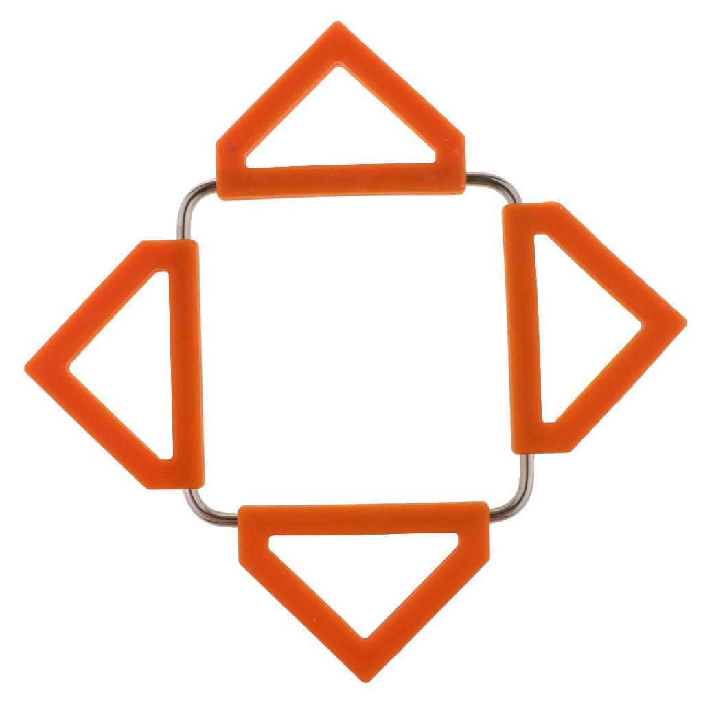 Expandable Steel Hot Pan Pot Holder Stand Trivet Table Mat Pad Home Kitchen