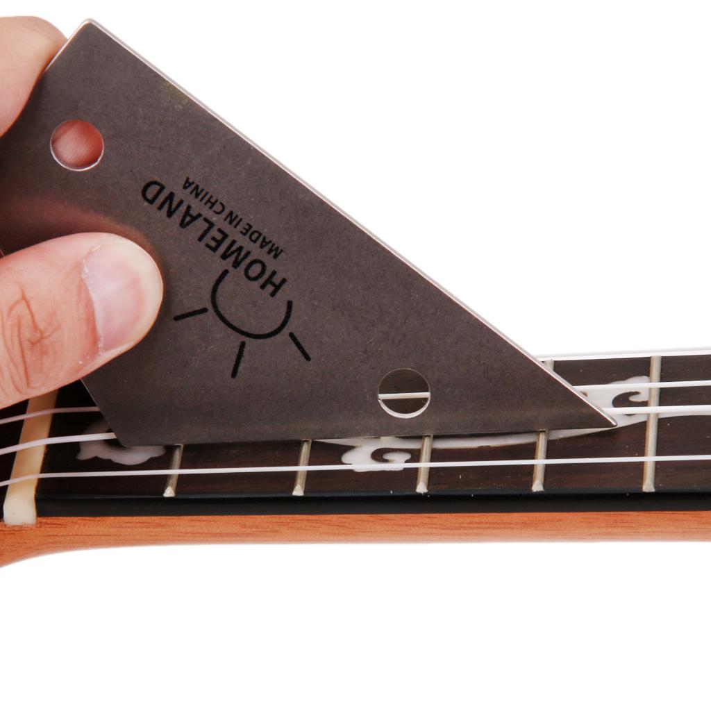 Sunnimix Ngòi Thường Đính Đá Dây Thép Không Gỉ Cho Bass Đàn Mandolin Đàn Banjo Đàn Guitar Luthier Dụng Cụ