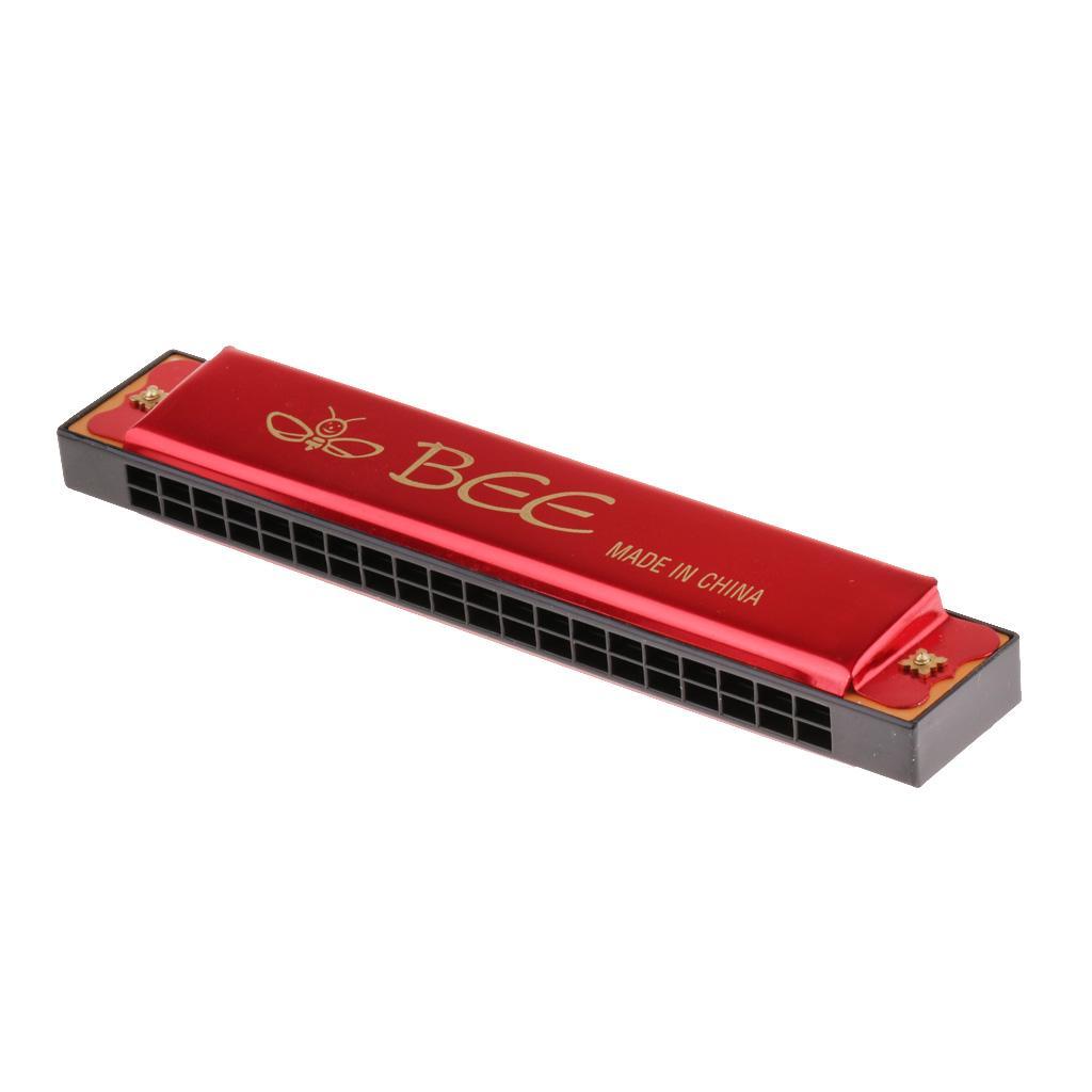 20  Key Harmonica Mouth Organ Musical Instrument Gift Red