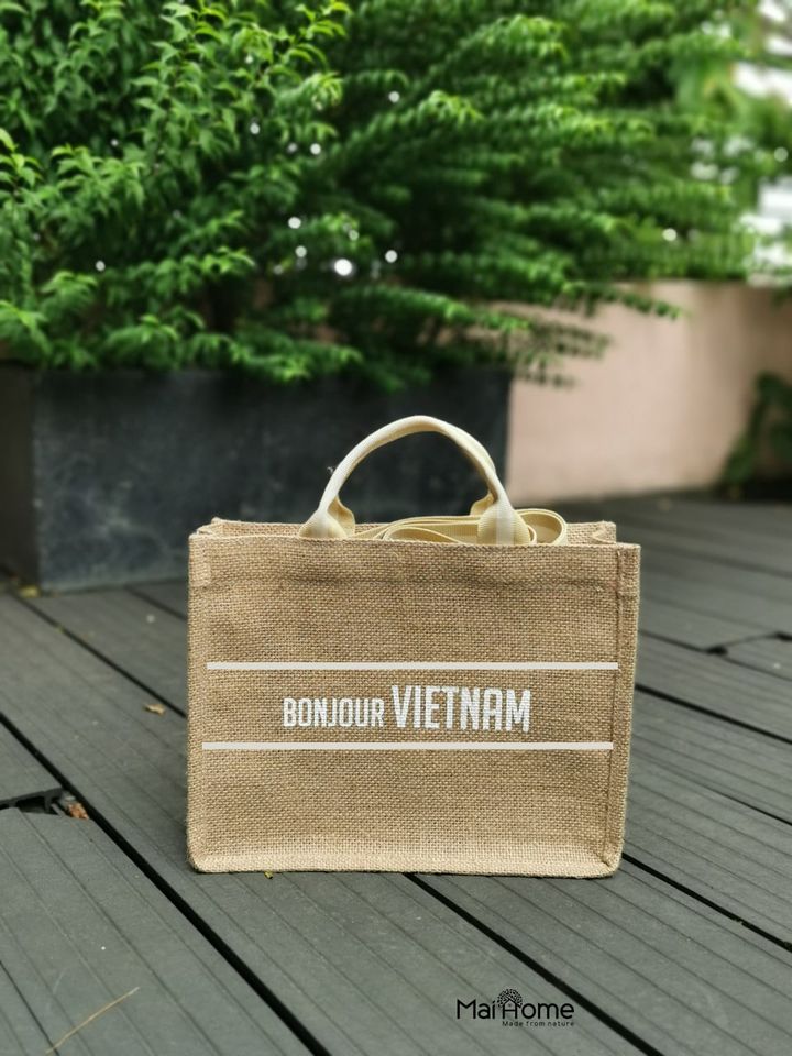 Túi vải đay Bonjour Vietnam (Vers 3)