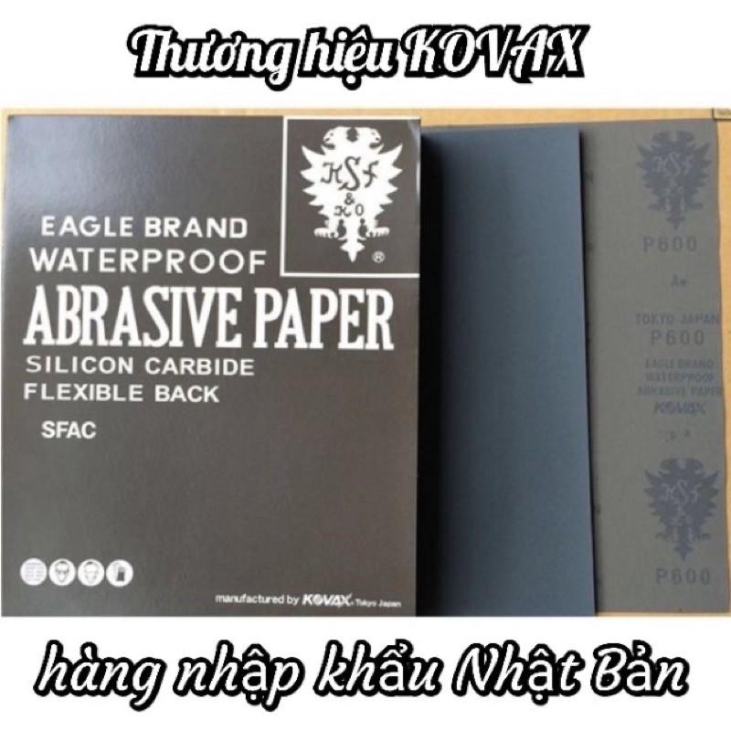 Giấy nhám nước, giấy nhám Nhật Kovax p180-p2000 - siêu mịn, chất lượng cao