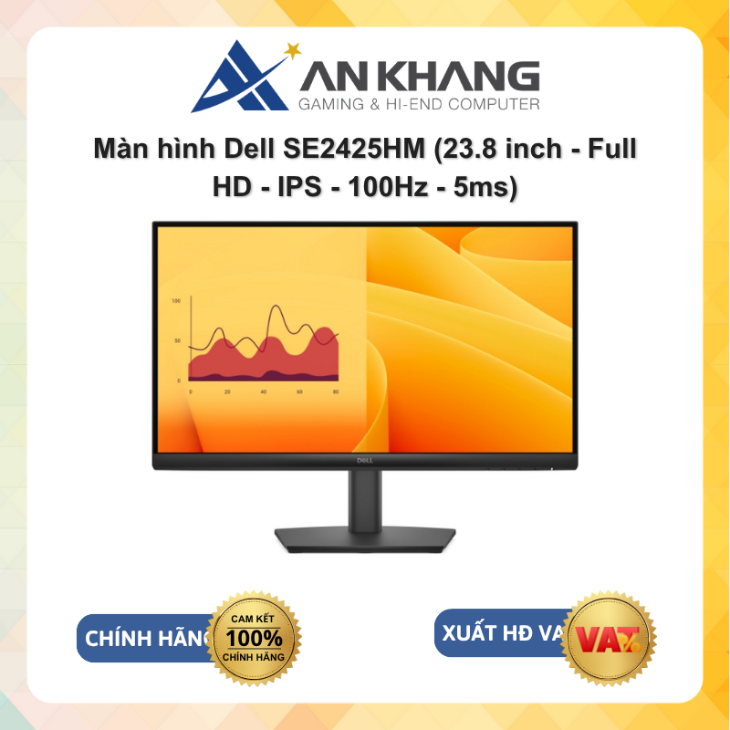 Màn hình Dell Pro E2225HM 21.5inch - Full HD - VA - 100Hz - Hàng chính hãng - Bảo hành 36 tháng