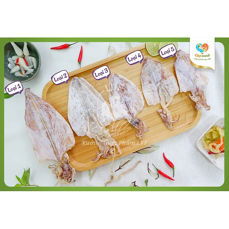 Mực khô phơi Boong tàu loại mini 200gr