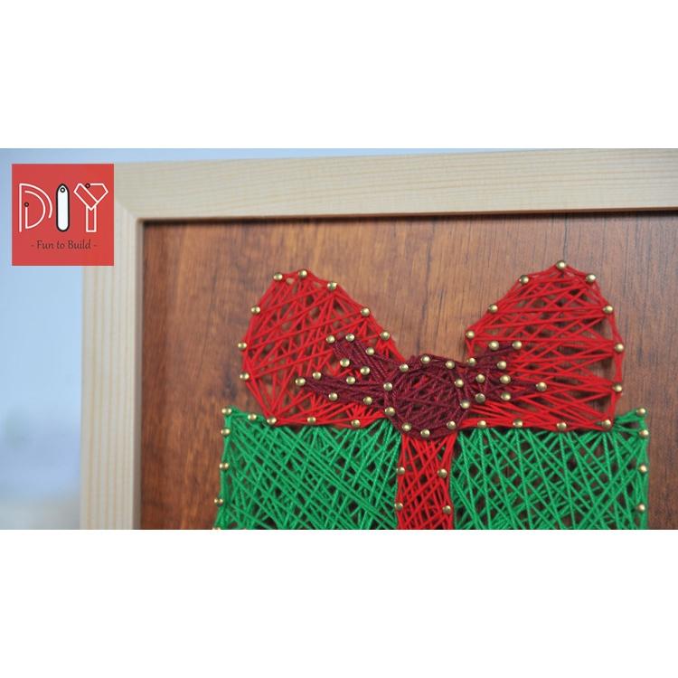 Tranh Chỉ Đinh Tranh Dây - Mẫu Noel Giáng Sinh