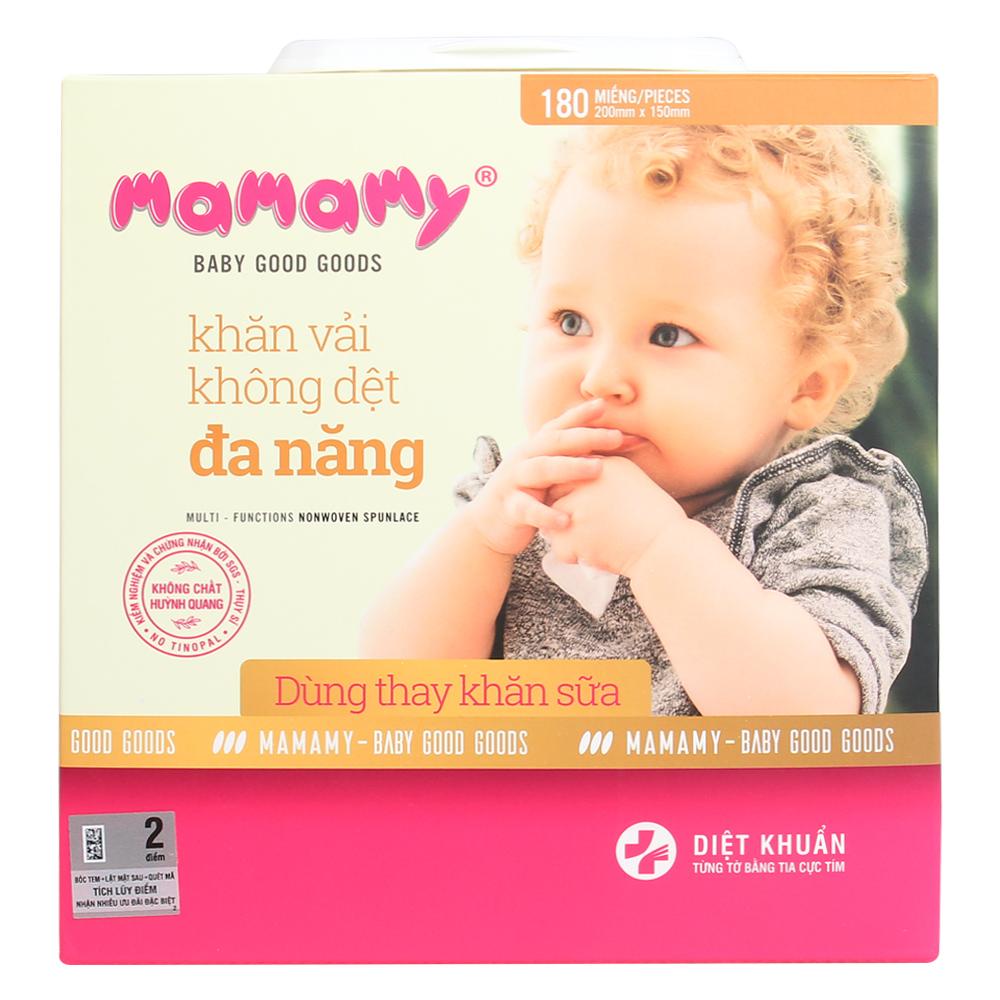 Khăn khô đa năng Mamamy 180 tờ