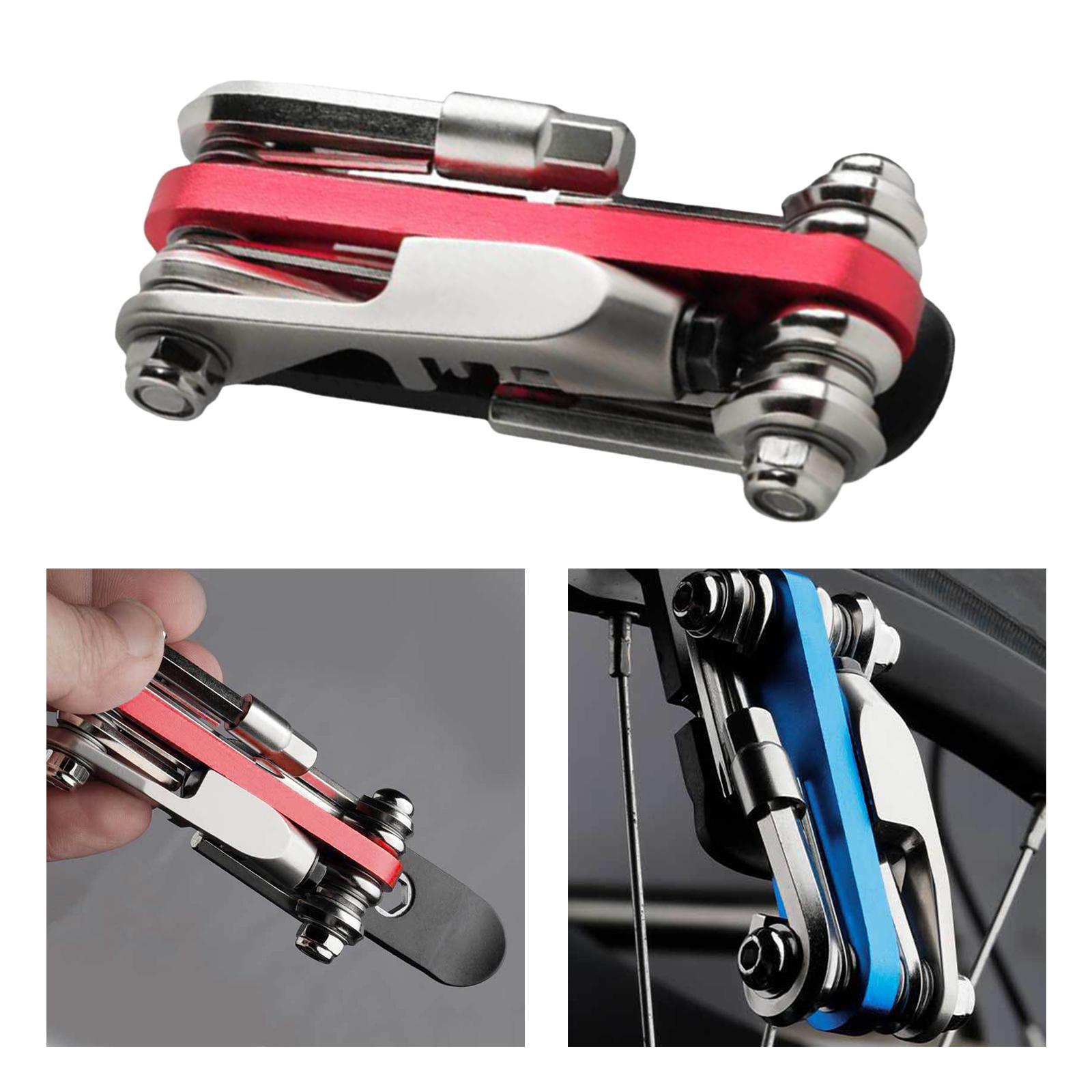 2x Bike Repair Tool Cycling Screwdriver Allen Wrench 14 In 1