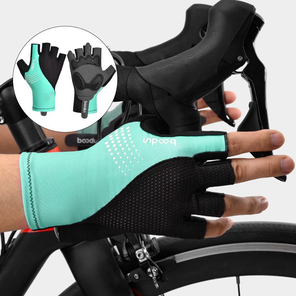 Bike Gloves Half Finger Breathable Motorcycle Road Biking Glove