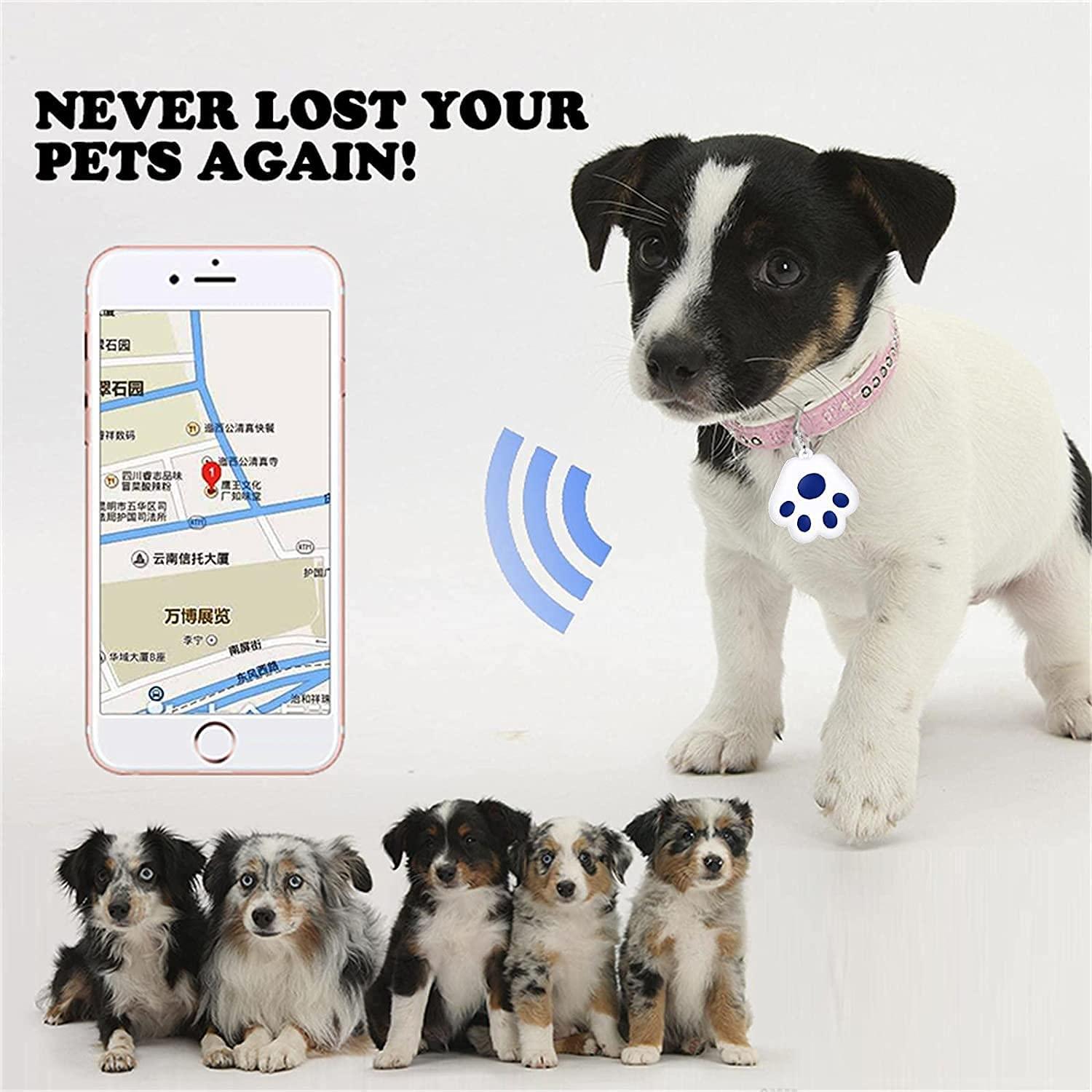 Mini GPS Tracker Locator cho mèo/chó, Bluetooth Tracker cho vật nuôi, chó, trẻ em, mèo, hành lý, ví, keychain, phụ kiện theo dõi di động không thấm nước