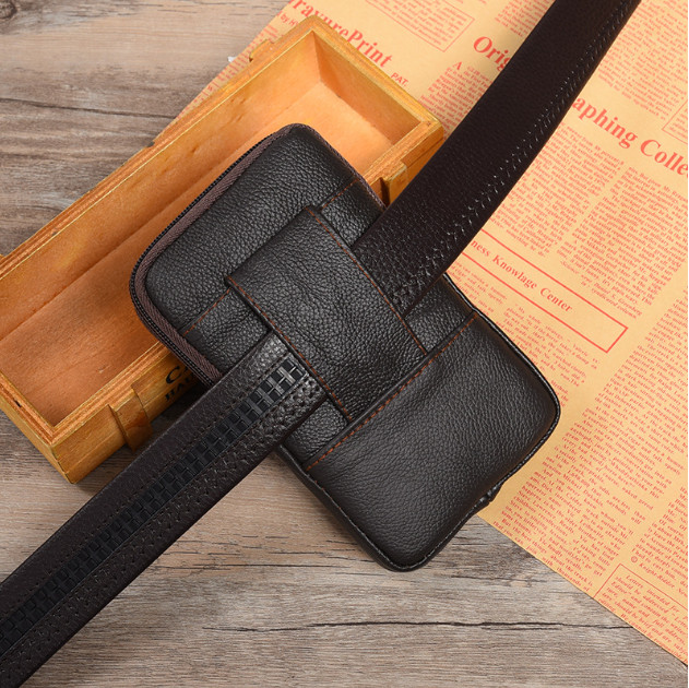 Bao da đeo lưng samsung galaxy note 9 vintage dáng đứng da bò màu nâu đất