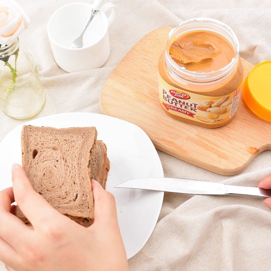 Bơ đậu phộng mịn và hạt tự nhiên không chất bảo quản, bữa ăn dinh dưỡng 400g Dan D Pak