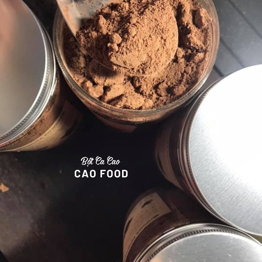 [500GR] Bột Cacao Đaklak CAO FOOD nguyên chất 100% loại đặc biệt thơm ngon