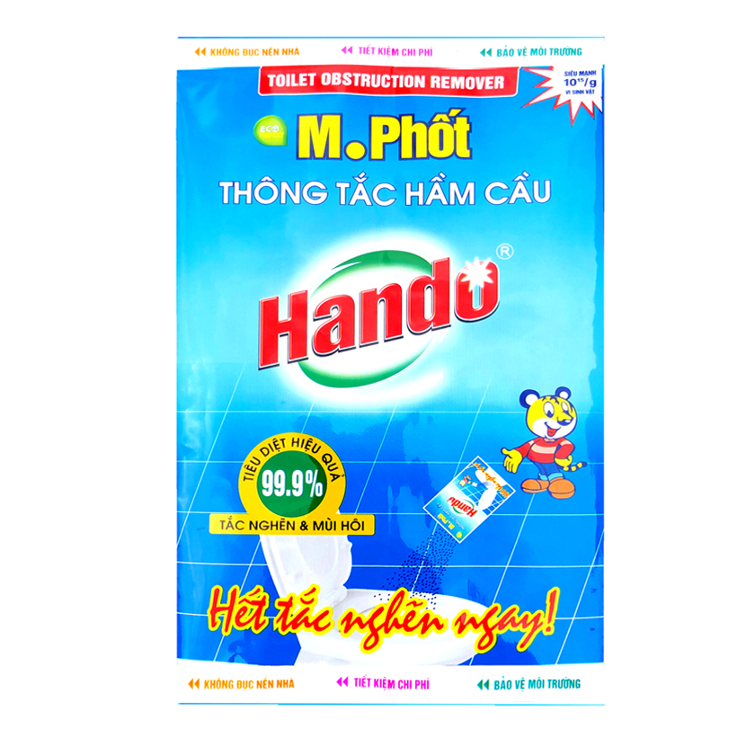 Gói bột thông tắc hầm cầu M. phốt 300g Hando