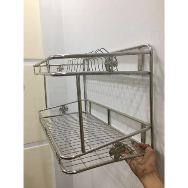 KỆ CHÉN TREO TƯỜNG INOX SIÊU BỀN