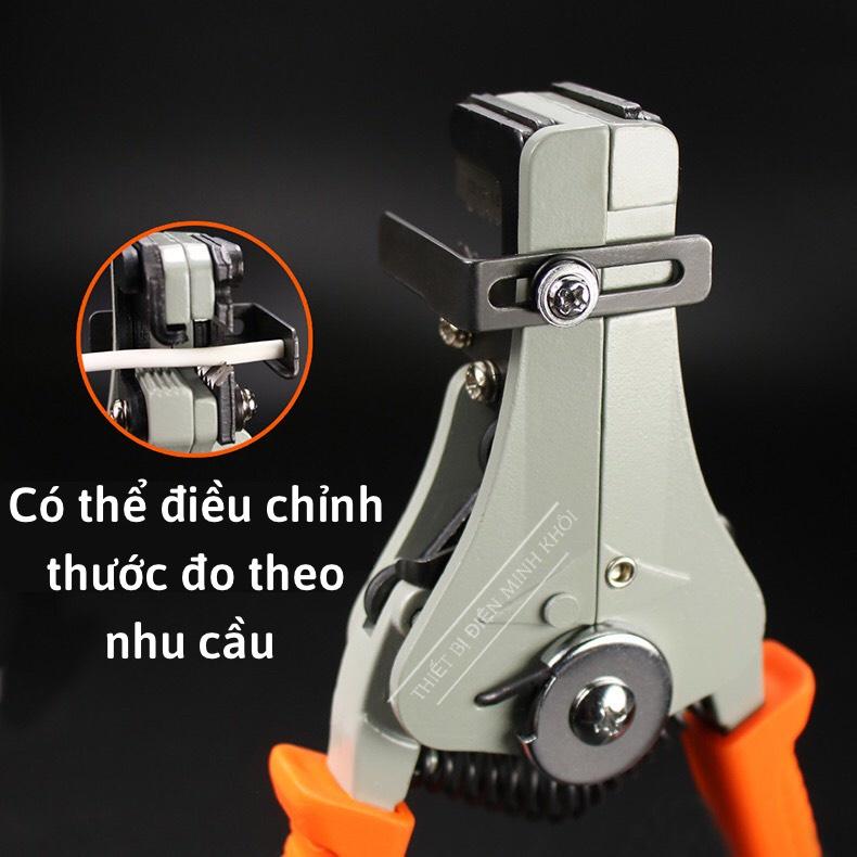 Kìm Tuốt Dây Điện, Dây Cáp Tự Động Đa Năng Cao Cấp Rdeer, kìm cắt dây