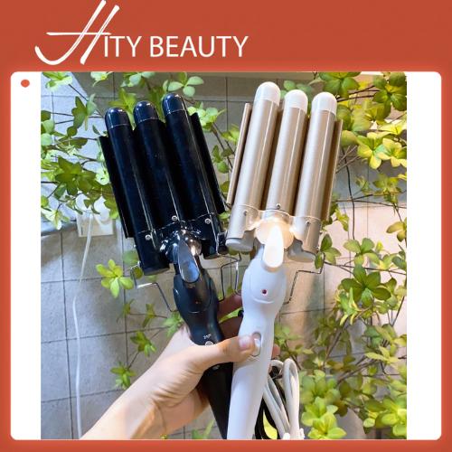Máy làm tóc xoăn 3 trục Bảo Hành 1 Tháng dành cho makeup tạo kiểu tóc cá nhân chuyên nghiệp - Hity Beauty