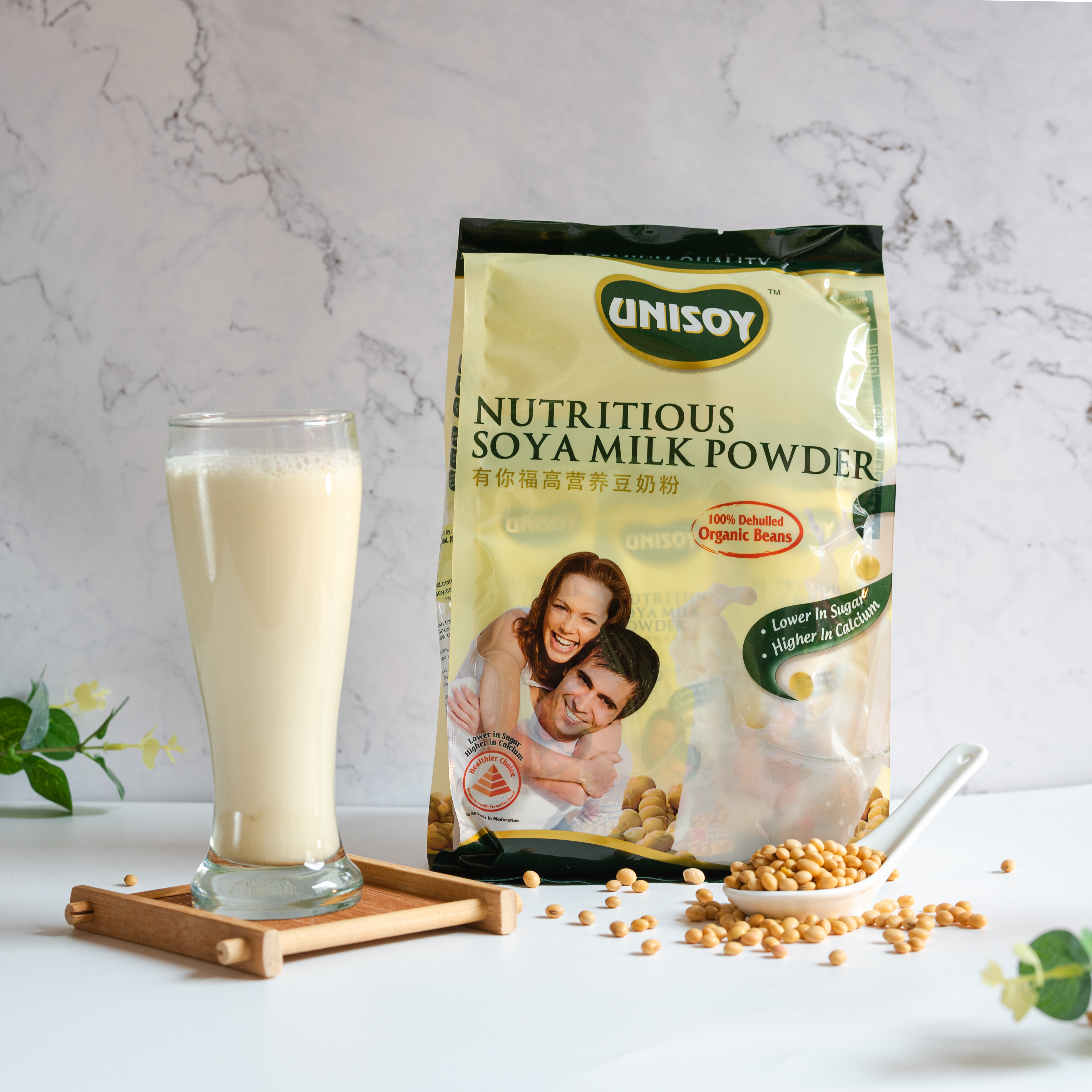 Bột đậu nành Unisoy ít đường 360g