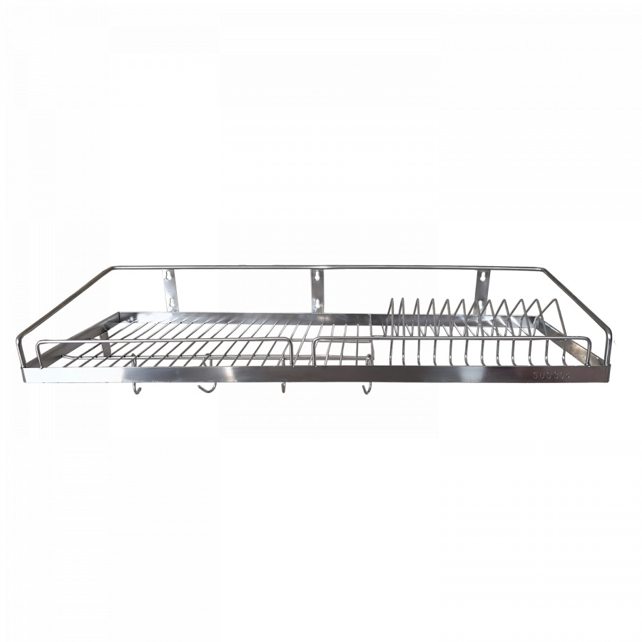 Kệ chén dĩa 1 tầng INOX SUS 304 (28 x 100 cm)