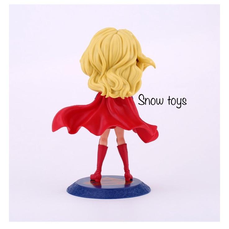 Mô hình Supergirl - Tiểu cảnh nữ siêu nhân super girl để bàn mini - cao 15cm
