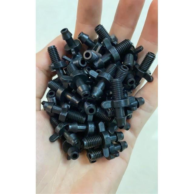 100 cái khởi thủy ren 6mm 6 ly  dùng cho hệ thống tưới cây