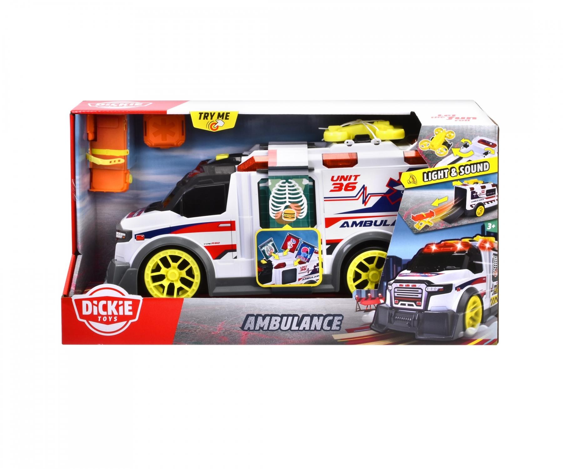 203307003 Đồ Chơi Xe Cứu Thương DICKIE TOYS Ambulance