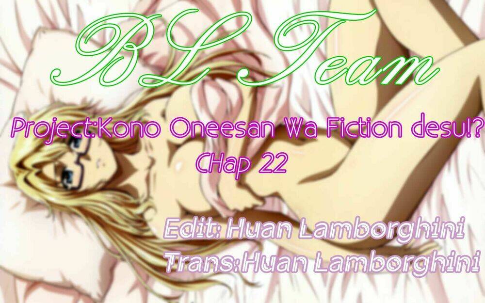 kono oneesan wa fliction desu!? chapter 22 1