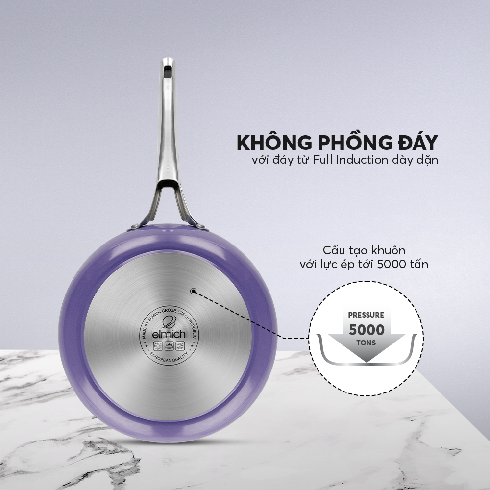 Chảo chống dính Full induction Elmich Hera EL8248 size 28cm