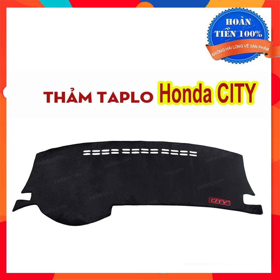 Thảm Taplo Lông Cừu Xe Honda City 2015 2016 2017 2018 2019 2020 loại nhung lông cừu