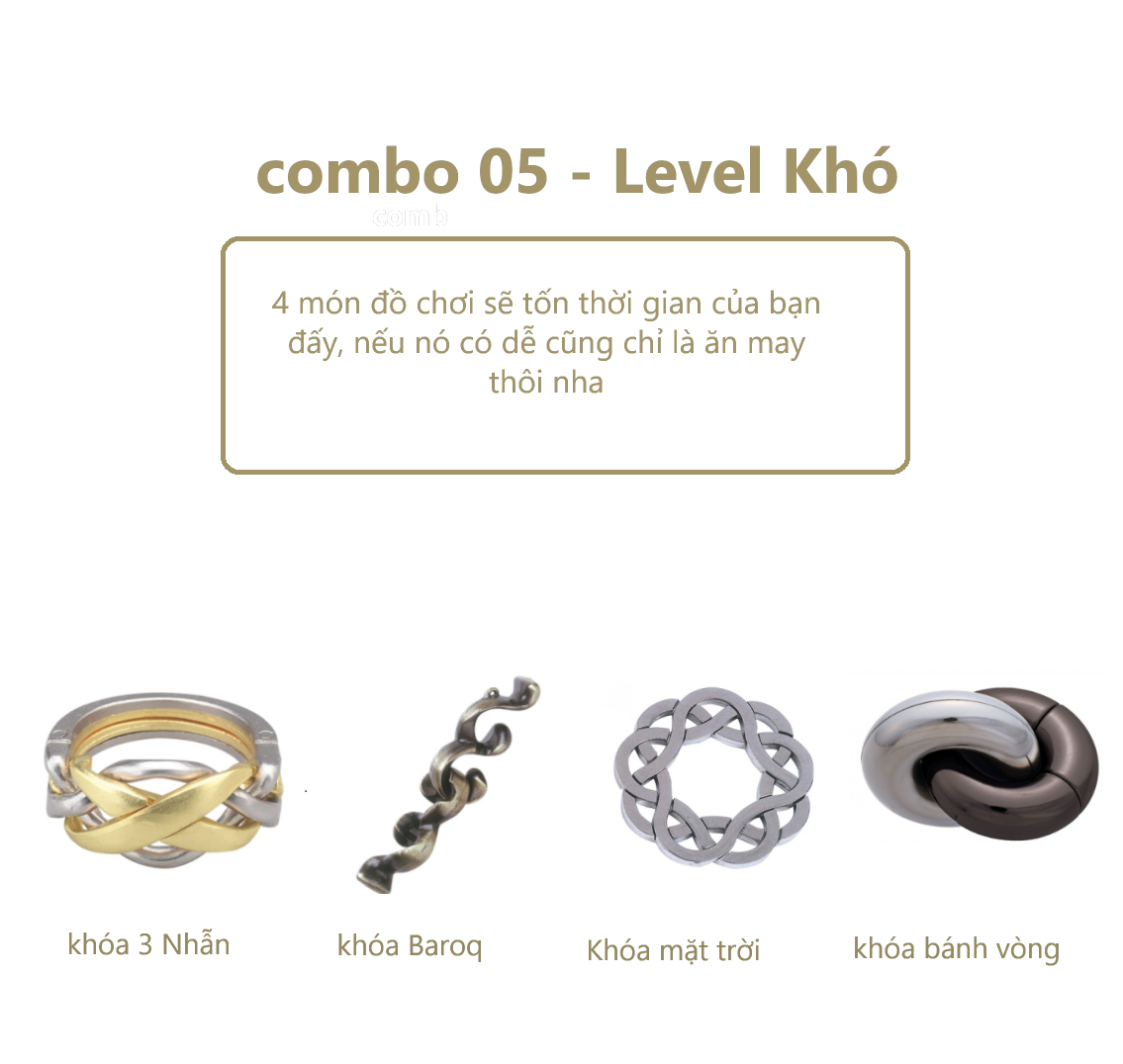 Combo 05_ Level Nomal_ Puzzle _Trò chơi trí tuệ Nhật Bản_Thư thách trí não, IQ Toys, Giáo dục, Trí tuệ Việt