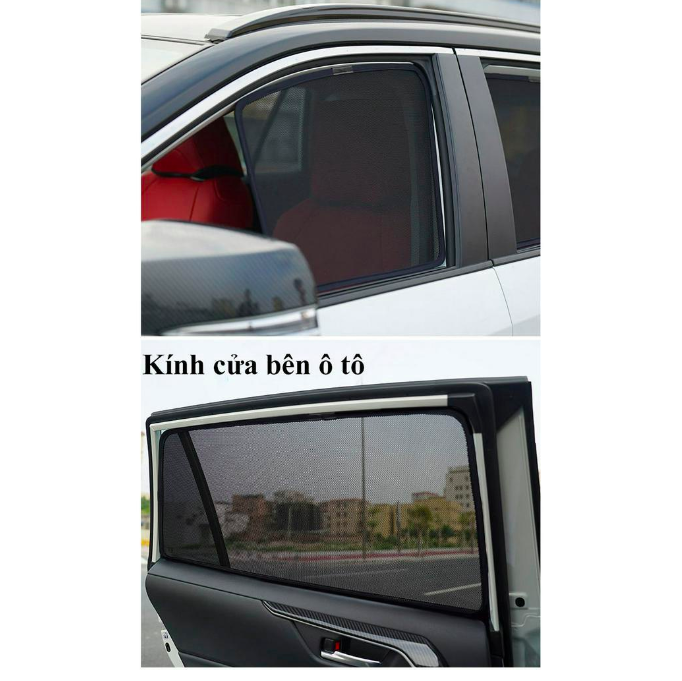Bộ rèm nam châm che nắng ô tô, rèm che nắng, chắn nắng ô tô cao cấp, phù hợp cho từng hãng xe