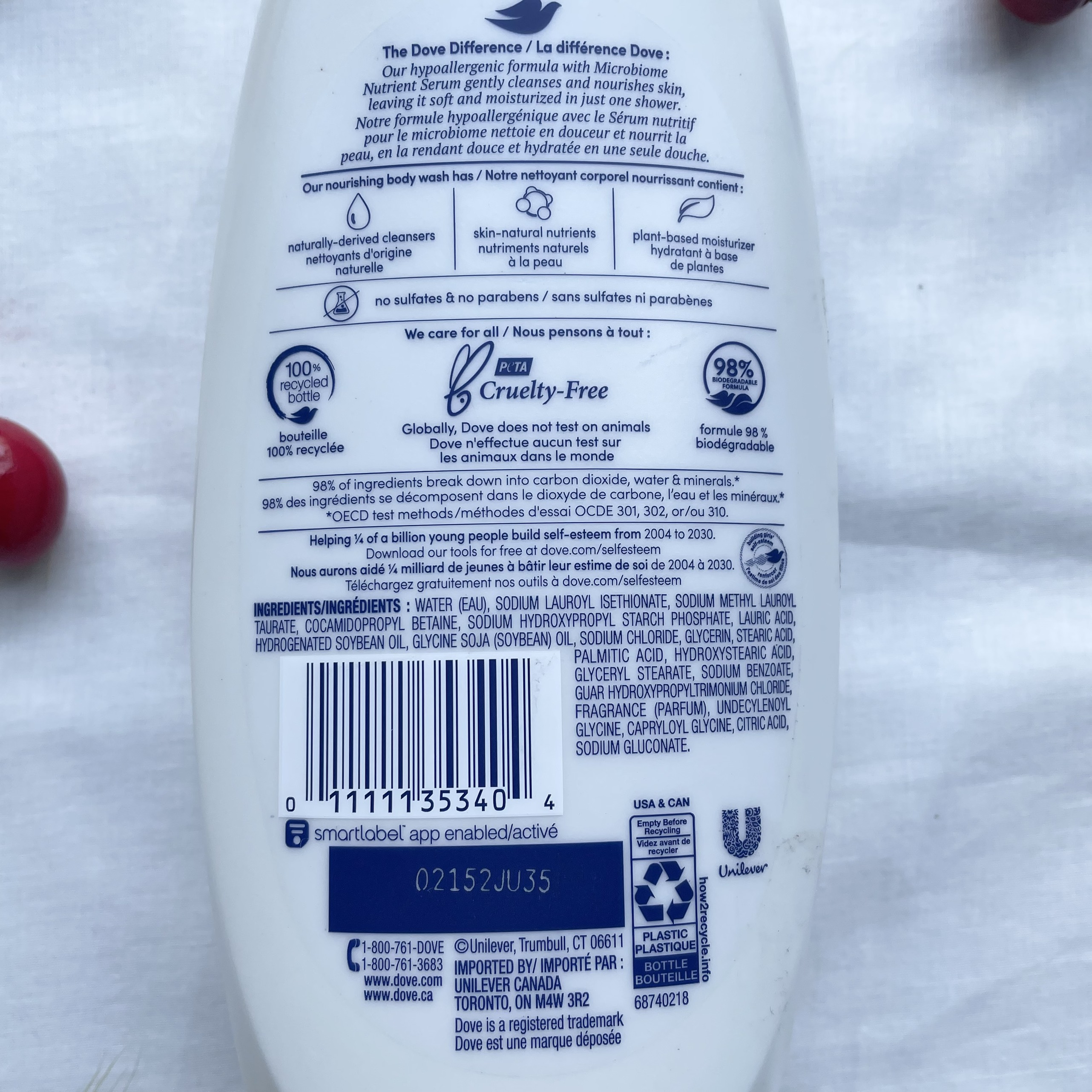 Sữa Tắm Dove Deep Moisture Nourishing Body Wash 709ml Hàng Nhập Mỹ