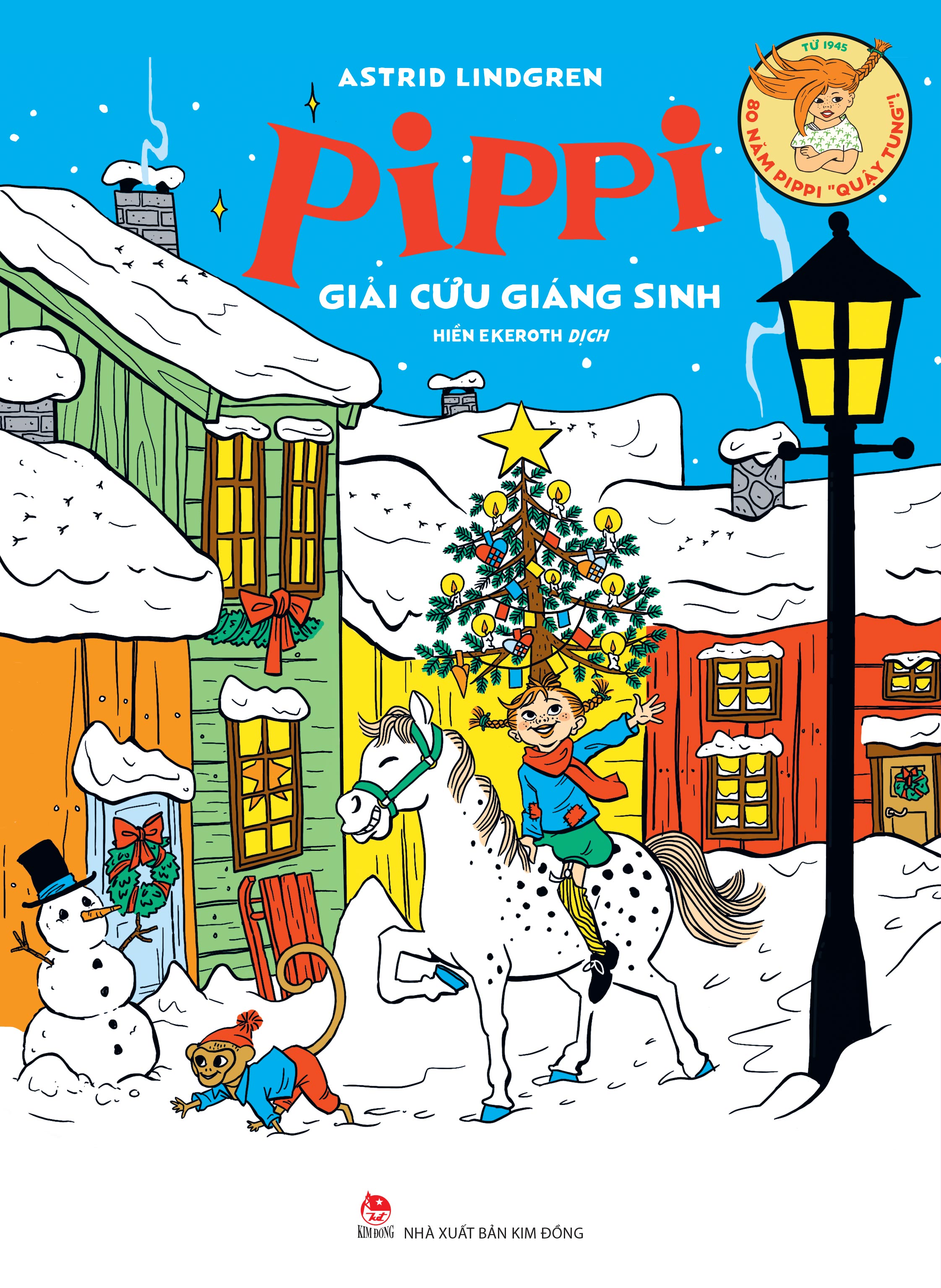 Sách Pippi Tất Dài - Pippi Giải Cứu Giáng Sinh
