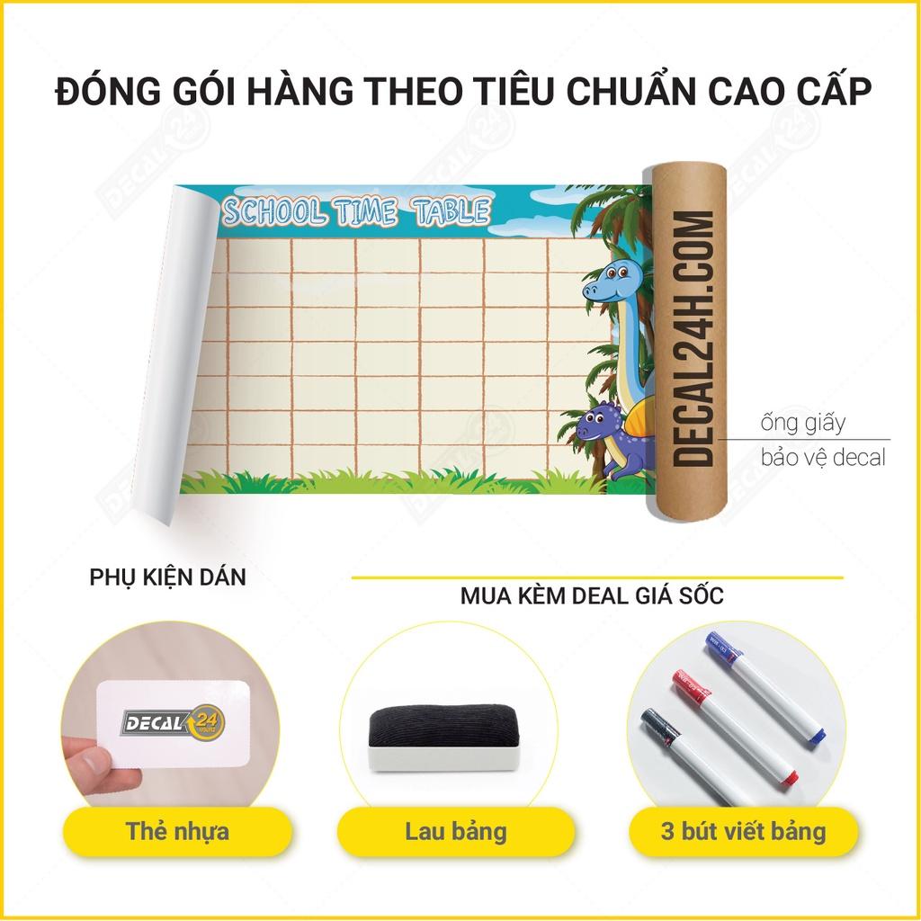 Decal bảng trắng bút lông - Nhiều mẫu thiết kế đẹp decal cho bé chất lượng và an toàn, DTB-A06