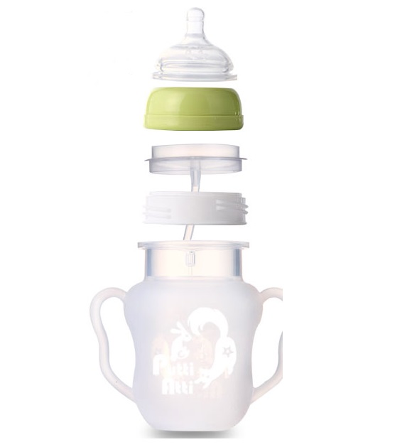 Bình sữa Putti Atti Hàn Quốc loại 160ml - Nhập khẩu trực tiếp từ Hàn Quốc